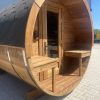 barrel sauna buiten