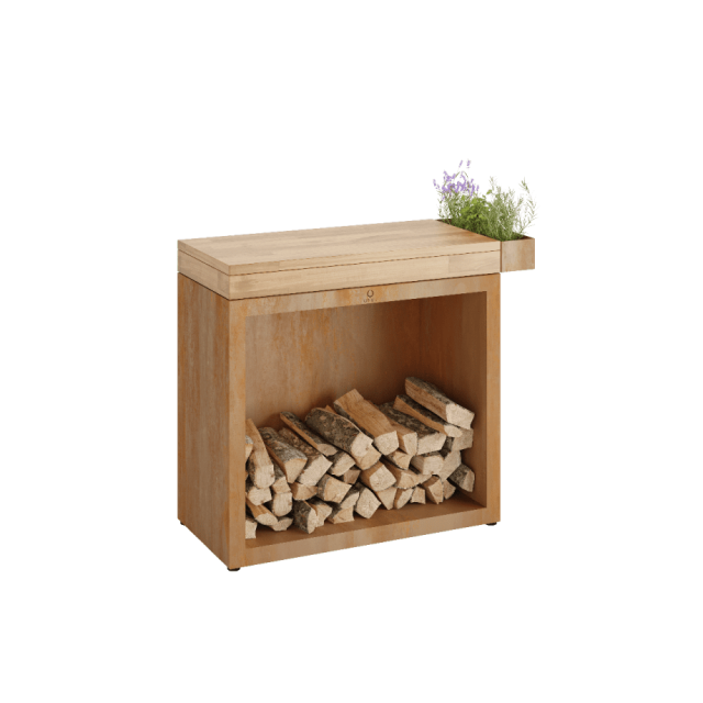 Ofyr Butcher Block Storage 90
