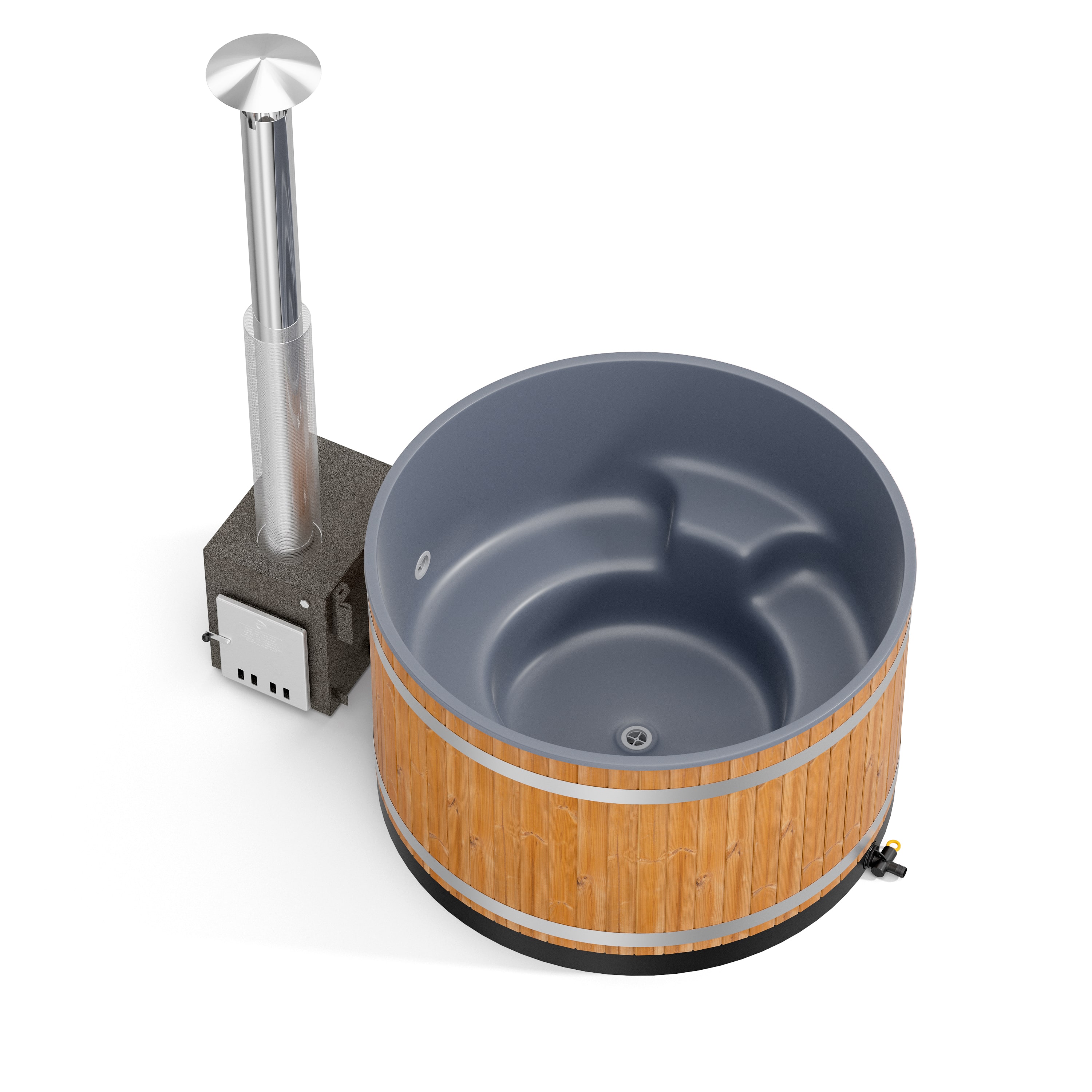 April Actie Kirami Hottub Steady Houtgestookt